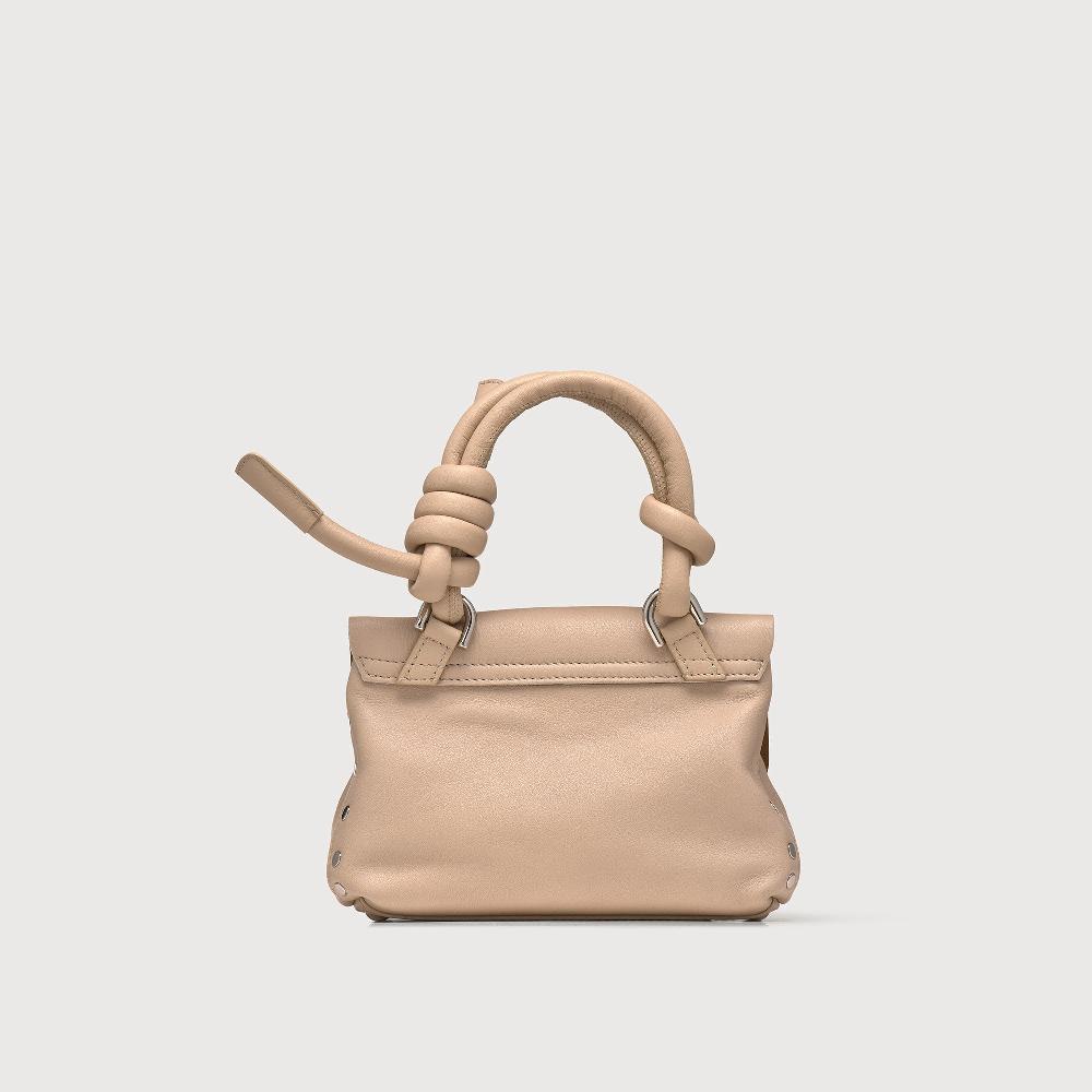 Zanellato BORSA POSTINA® BABY IN PELLE LISCIA BEIGE BLOOM | Zanellato Economico