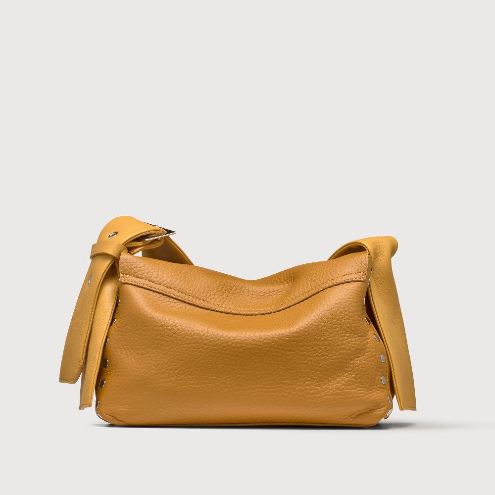 Zanellato BORSA POSTINA® SMALL IN PELLE MARTELLATA YELLOW GIALLONE | Zanellato Outlet