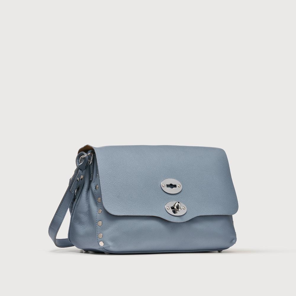 Zanellato BORSA POSTINA® SMALL IN PELLE LISCIA BLUE GRAN LAGUNA | Zanellato In Vendita
