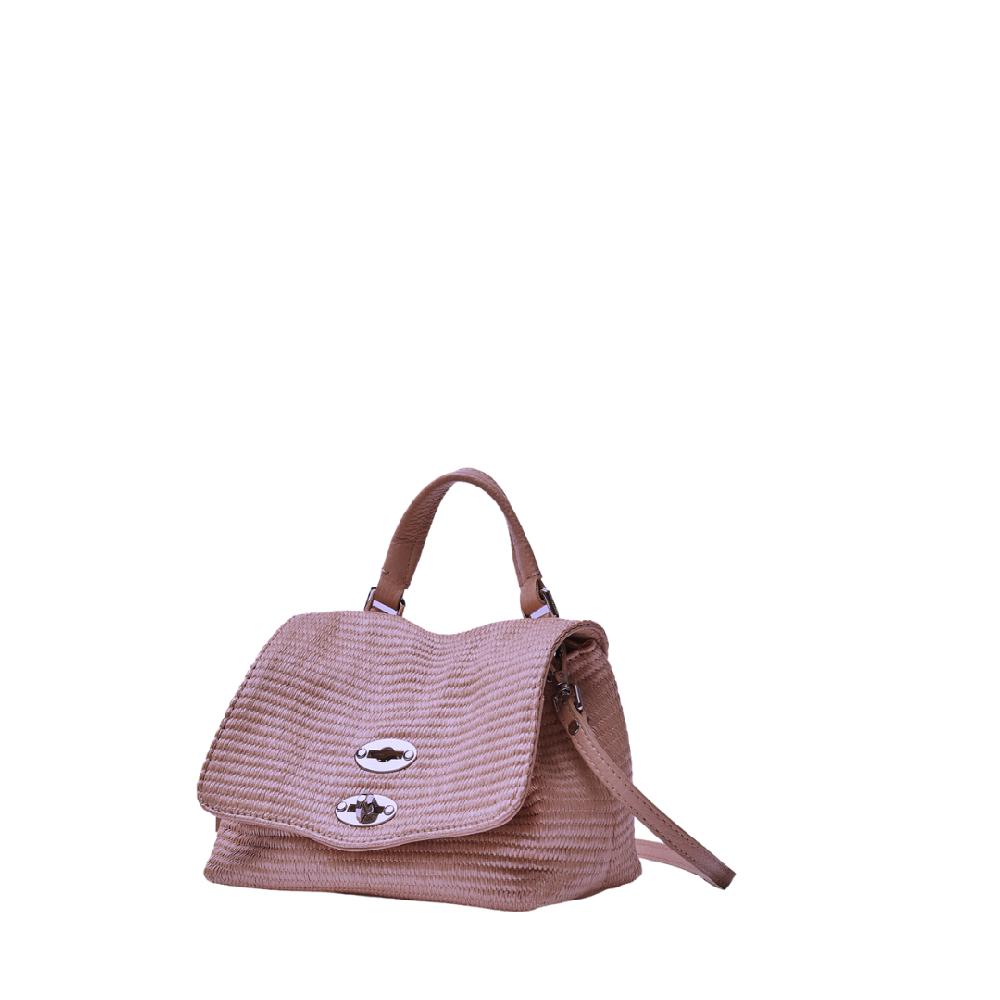 Zanellato BORSA POSTINA® BABY IN TESSUTO PAGLIA VIOLET MODENA | Zanellato Vendita Economica