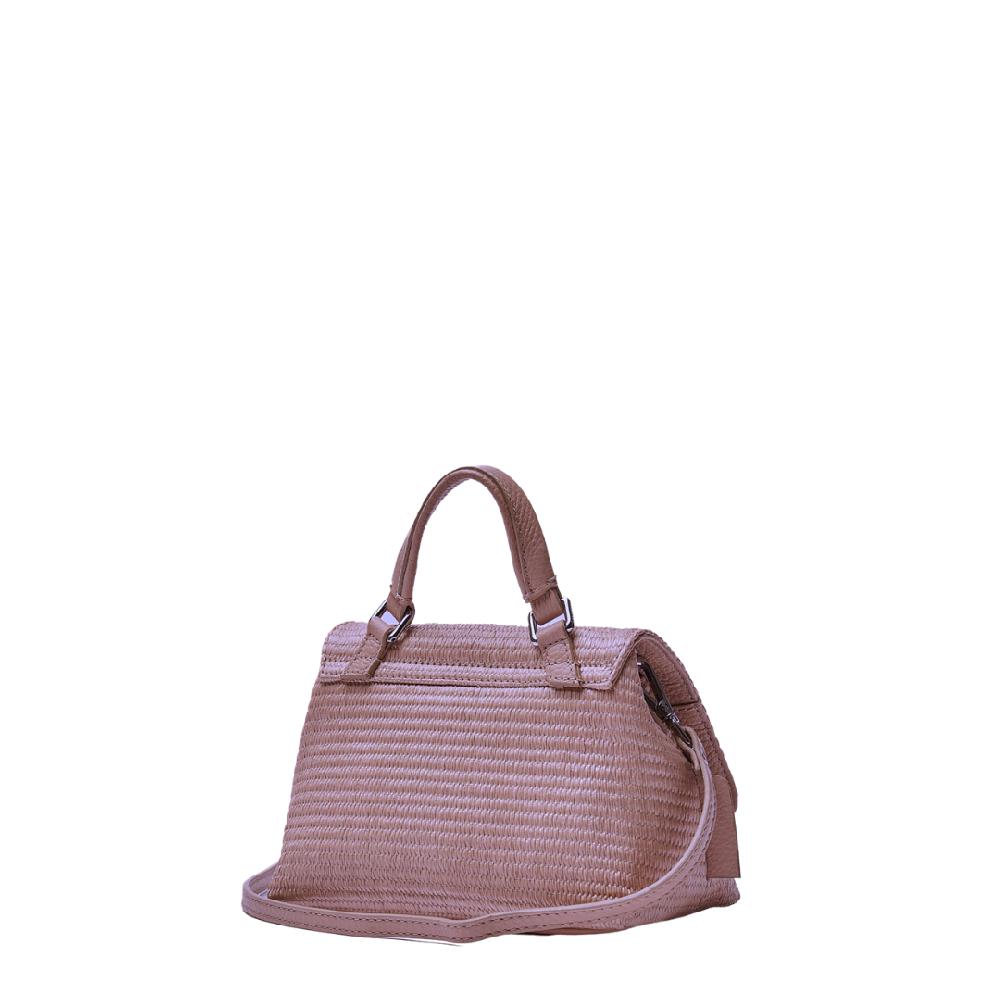 Zanellato BORSA POSTINA® BABY IN TESSUTO PAGLIA VIOLET MODENA | Zanellato Vendita Economica