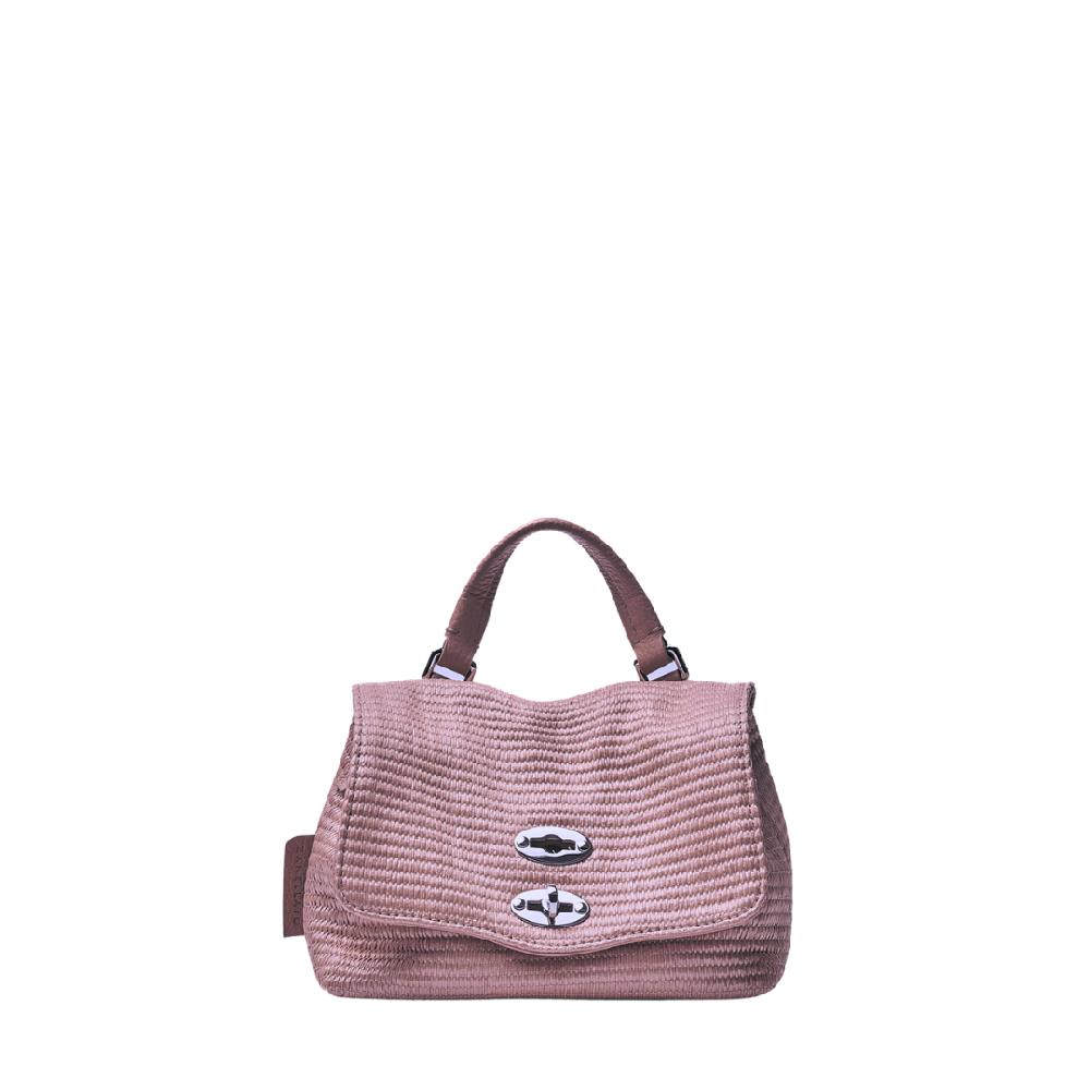 Zanellato BORSA POSTINA® BABY IN TESSUTO PAGLIA VIOLET MODENA | Zanellato Vendita Economica