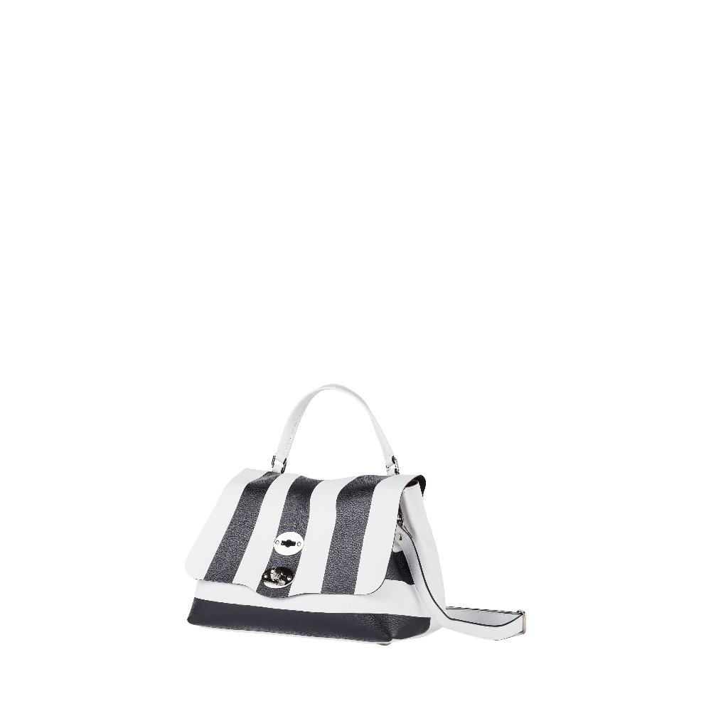 Zanellato BORSA POSTINA® SMALL IN PELLE MARTELLATA WHITE FORTE DEI MARMI | Zanellato Saldi Di Fabbrica