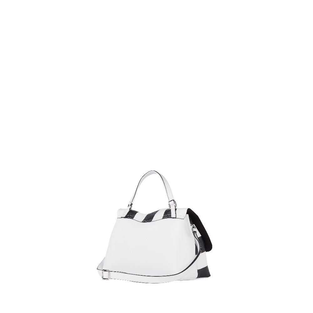 Zanellato BORSA POSTINA® SMALL IN PELLE MARTELLATA WHITE FORTE DEI MARMI | Zanellato Saldi Di Fabbrica