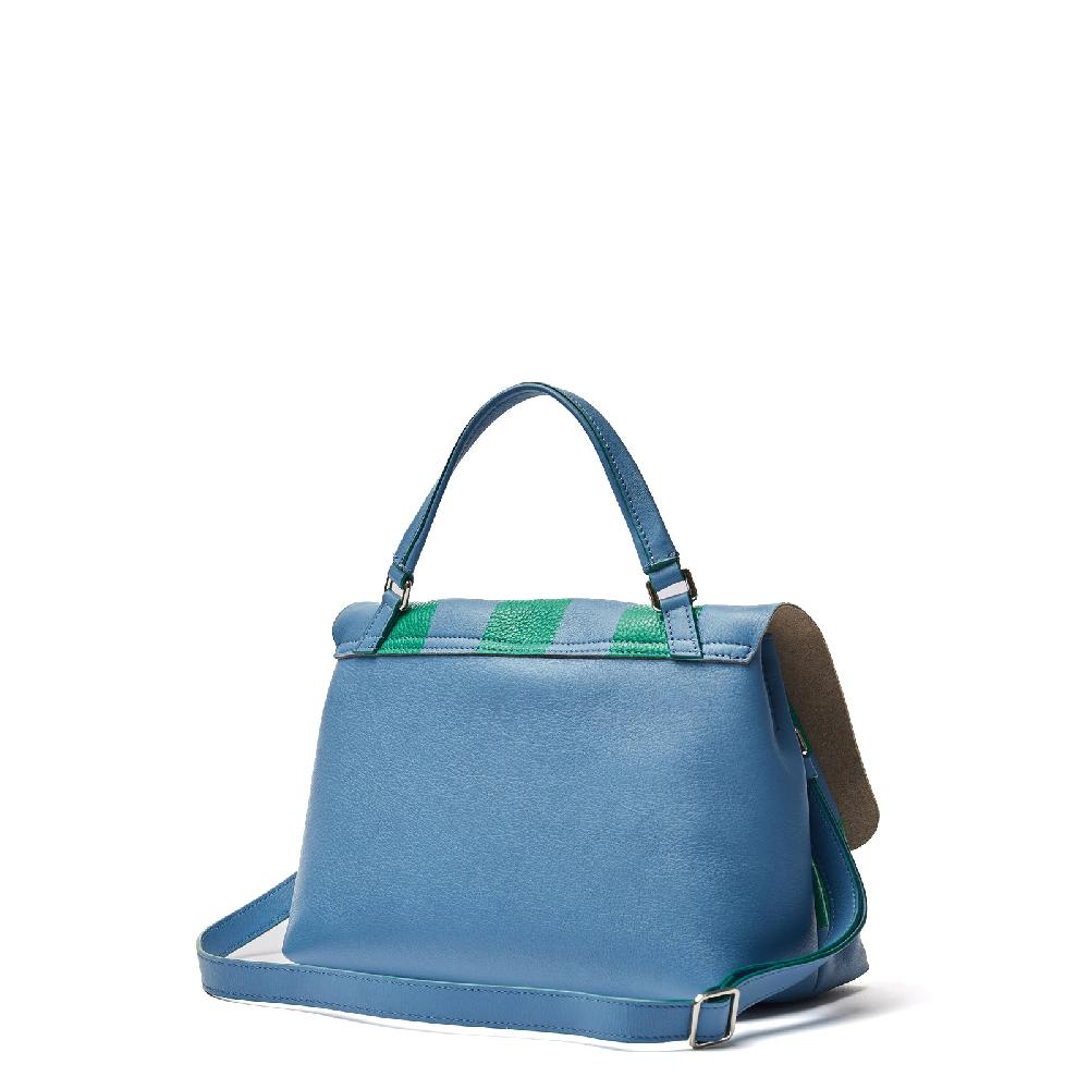 Zanellato BORSA POSTINA® SMALL IN PELLE MARTELLATA GREEN SMERALDO | Zanellato Vendite Flash