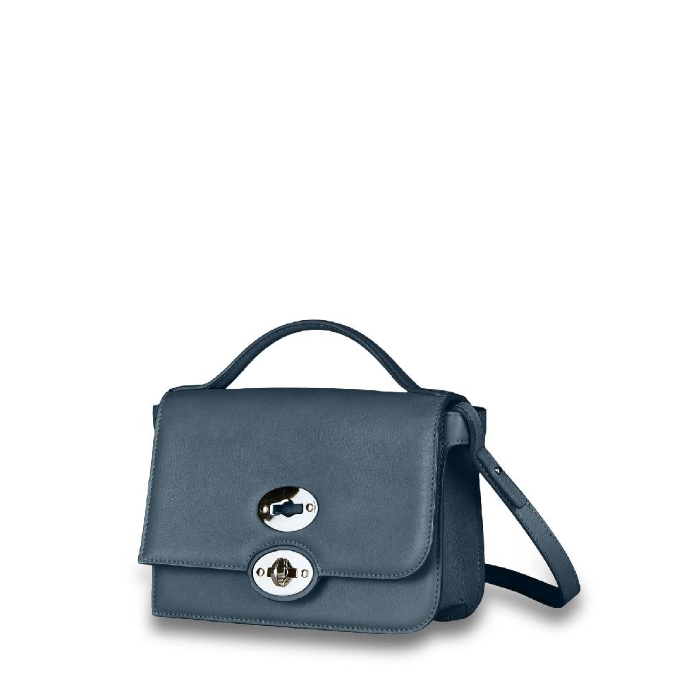 Zanellato BORSA ELLA UNICA IN PELLE LISCIA BLUE ATMOSFERA | Zanellato Nuova