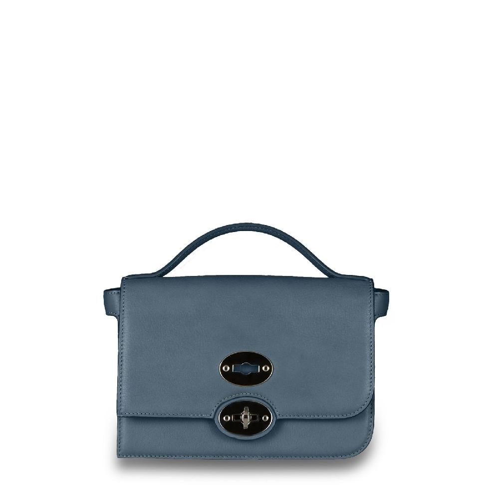 Zanellato BORSA ELLA UNICA IN PELLE LISCIA BLUE ATMOSFERA | Zanellato Nuova