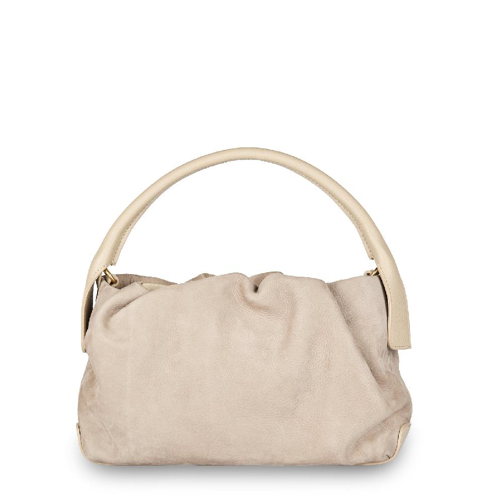 Zanellato BORSA TULIPA UNICA IN PELLE NABUK GREY VISONE | Zanellato Vendita