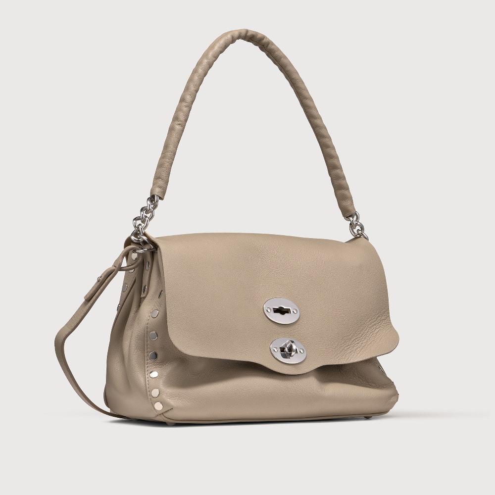 Zanellato BORSA POSTINA® SMALL IN PELLE LISCIA GREY SASSONE | Zanellato Promozione