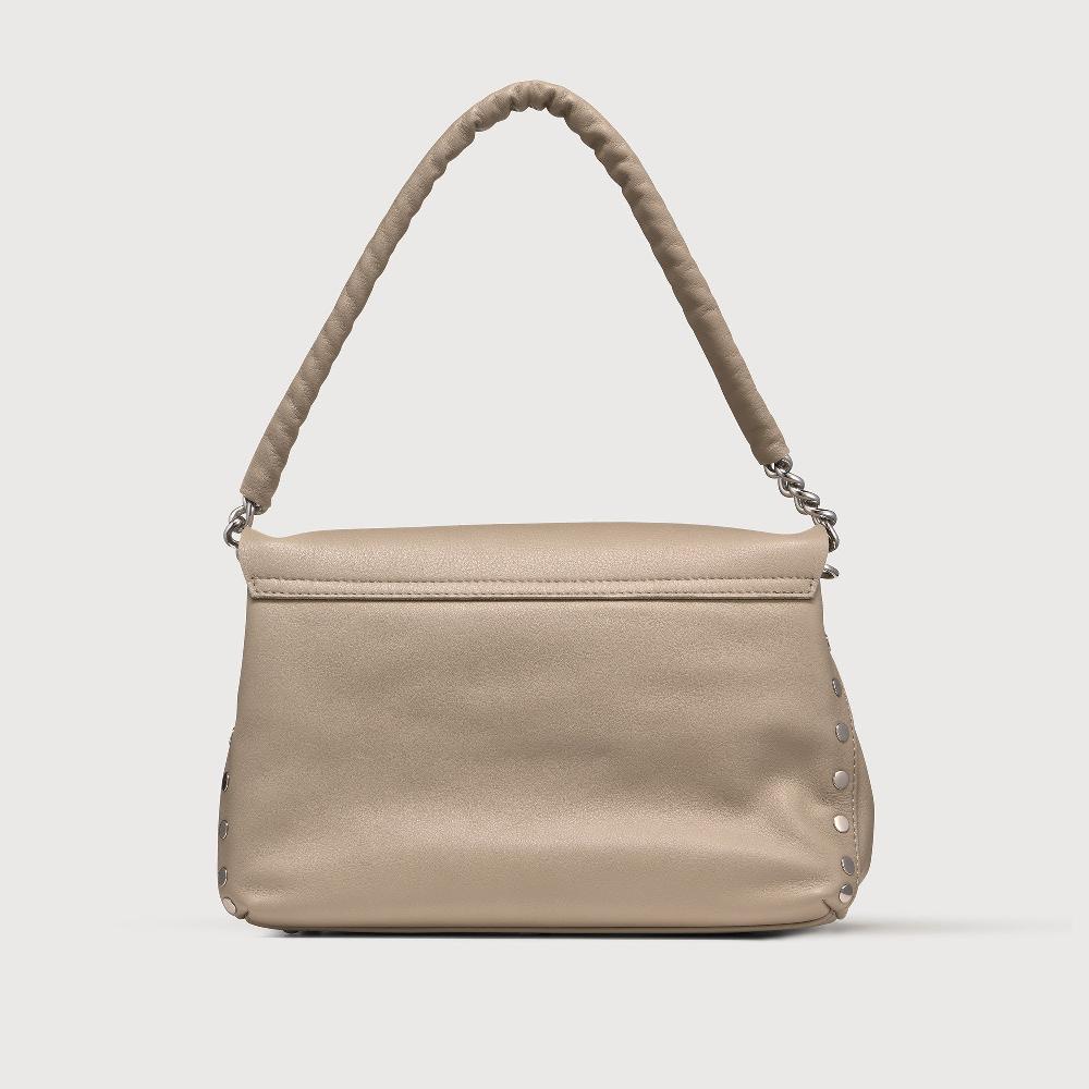 Zanellato BORSA POSTINA® SMALL IN PELLE LISCIA GREY SASSONE | Zanellato Promozione