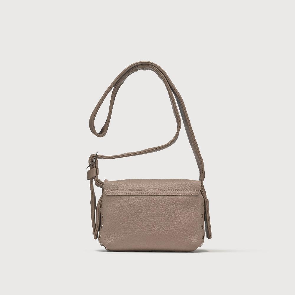 Zanellato BORSA POSTINA® BABY IN PELLE MARTELLATA GREY CENERINO | Zanellato Pezzi Unici