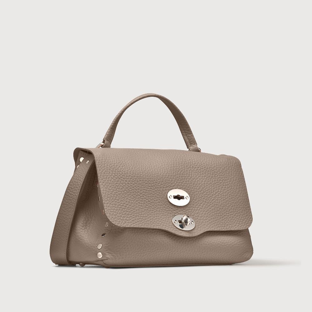 Zanellato BORSA POSTINA® SMALL IN PELLE MARTELLATA GREY CENERINO | Zanellato Negozi Online