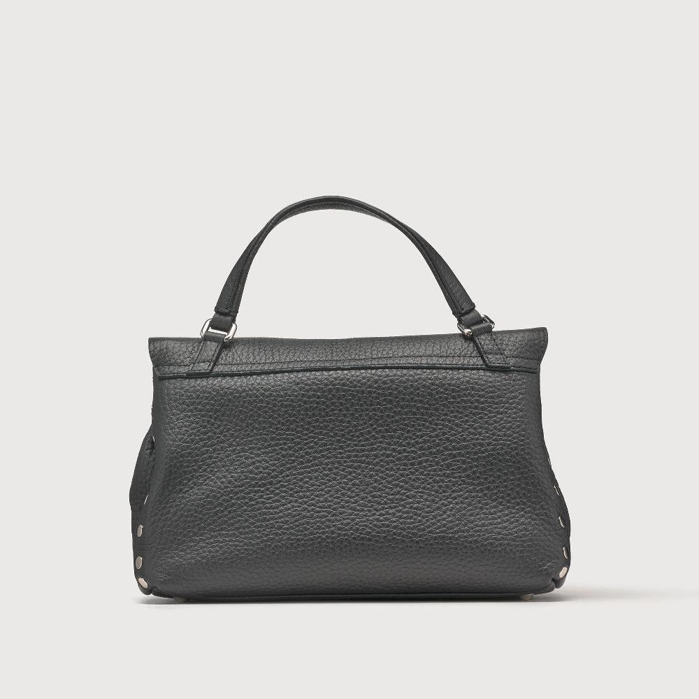 Zanellato BORSA POSTINA® SMALL IN PELLE MARTELLATA BLACK NERO | Zanellato Consegna Veloce