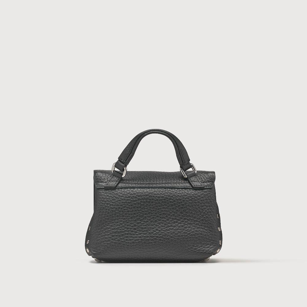 Zanellato BORSA POSTINA® BABY IN PELLE MARTELLATA BLACK NERO | Zanellato Offerta migliore