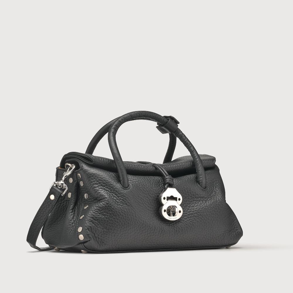Zanellato BORSA DOTTA® SMALL IN PELLE MARTELLATA BLACK NERO | Zanellato Fino Al -60%
