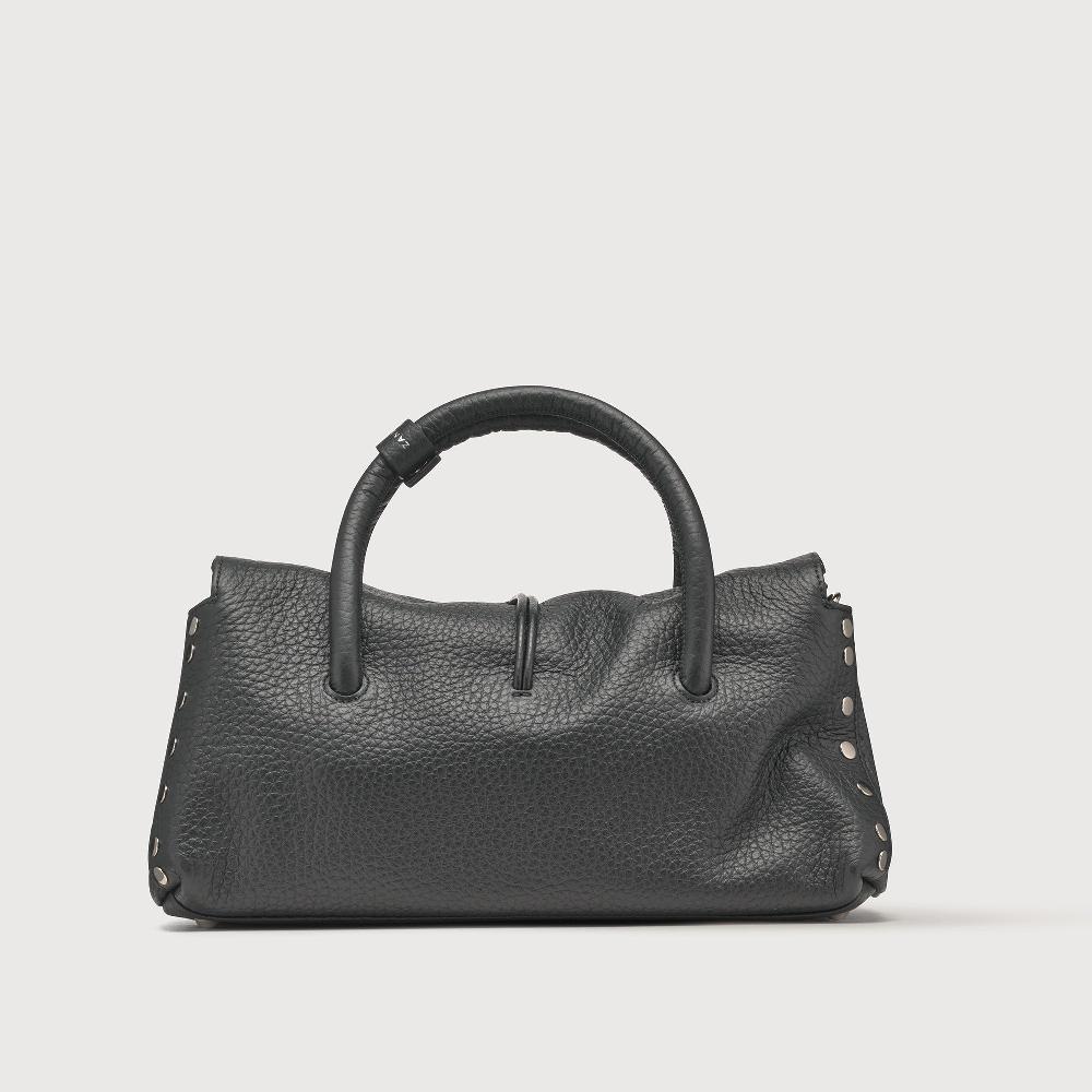 Zanellato BORSA DOTTA® SMALL IN PELLE MARTELLATA BLACK NERO | Zanellato Fino Al -60%