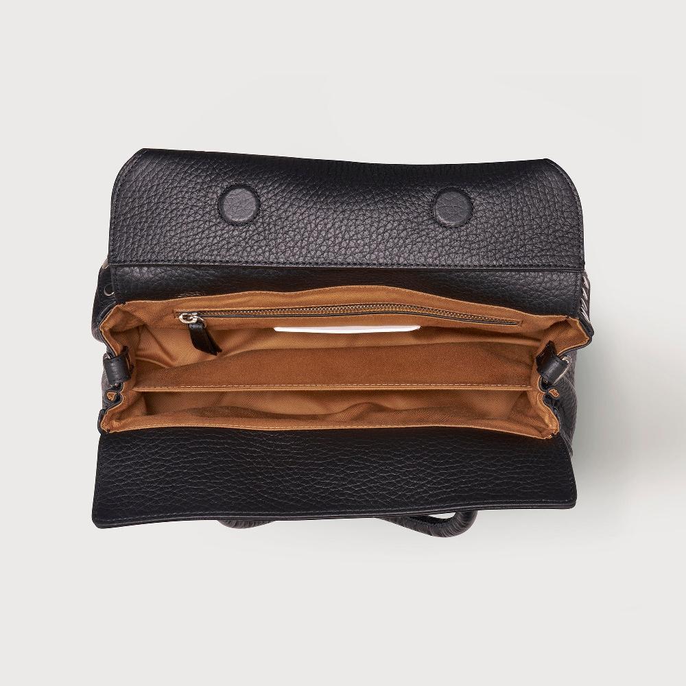 Zanellato BORSA DOTTA® SMALL IN PELLE MARTELLATA BLACK NERO | Zanellato Fino Al -60%