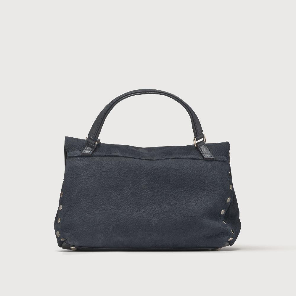 Zanellato BORSA POSTINA® SMALL IN PELLE NABUK BLUE NOTTE | Zanellato Affare Del Giorno