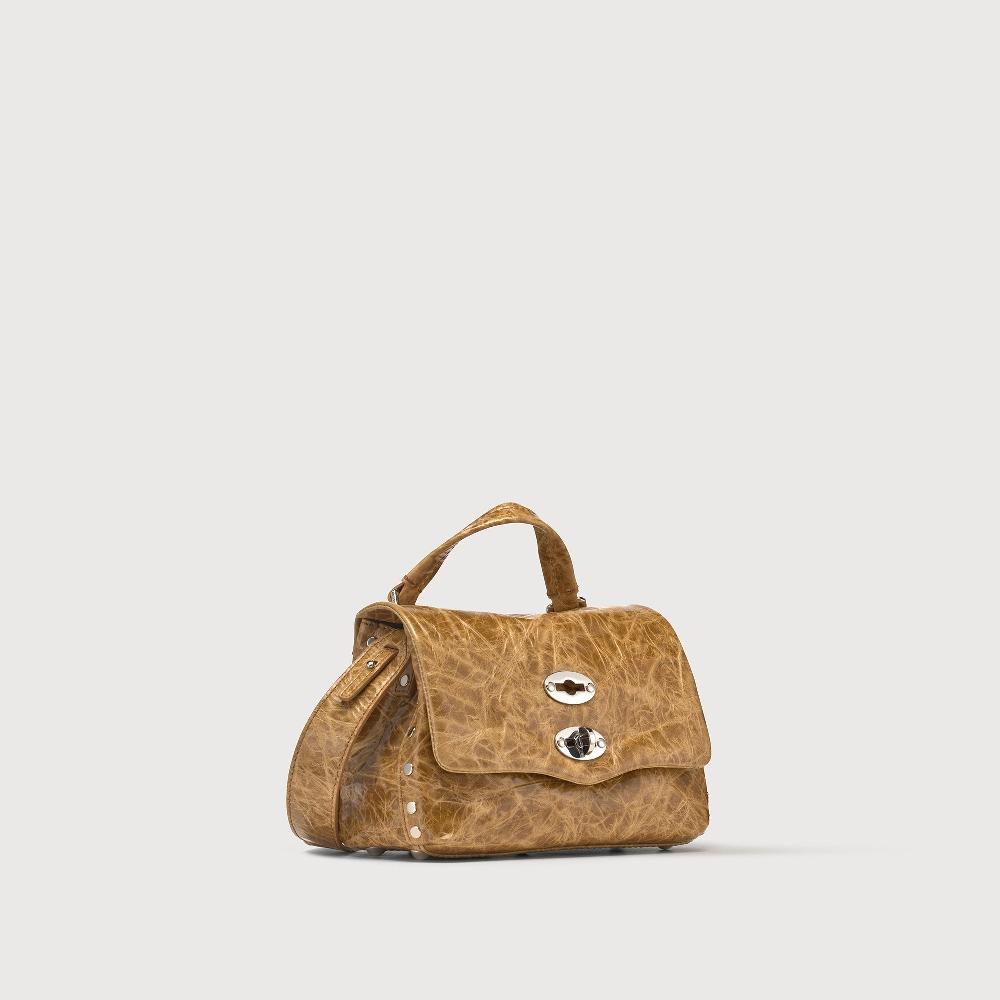 Zanellato BORSA POSTINA® BABY IN PELLE SPAZZOLATA BROWN CARPINESE | Zanellato Convenienza