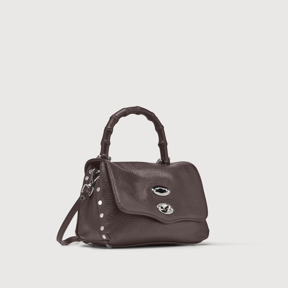 Zanellato BORSA POSTINA® BABY IN PELLE MARTELLATA BROWN MOCACCINO | Zanellato Sconto