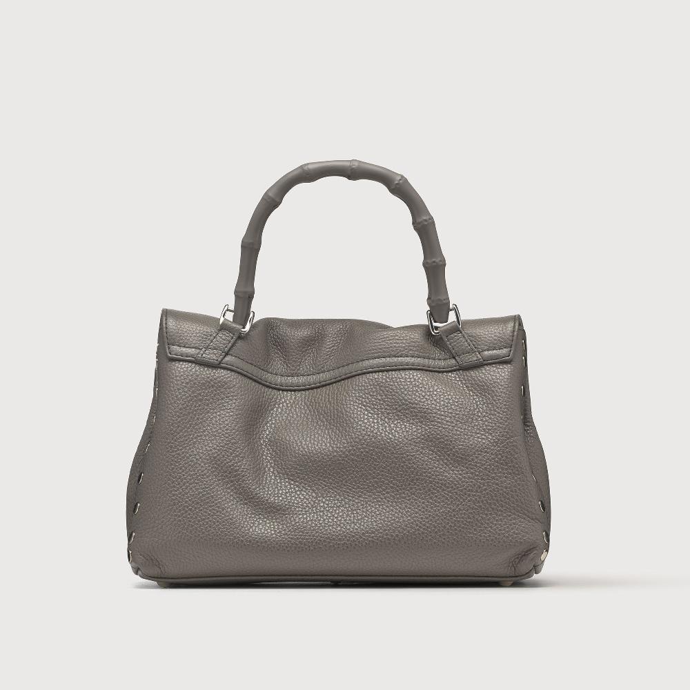 Zanellato BORSA POSTINA® SMALL IN PELLE MARTELLATA GREY MONTEBIANCO | Zanellato Offerta