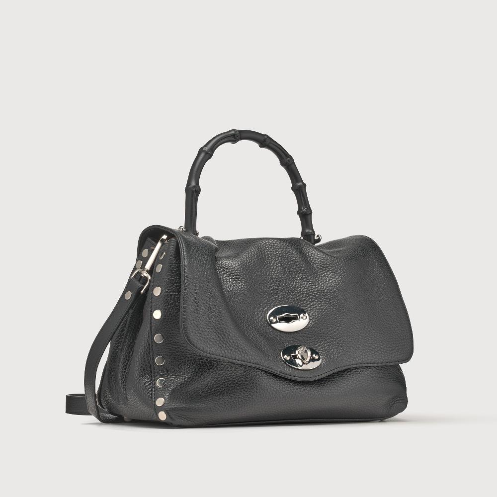 Zanellato BORSA POSTINA® SMALL IN PELLE MARTELLATA BLACK NERO | Zanellato Economico