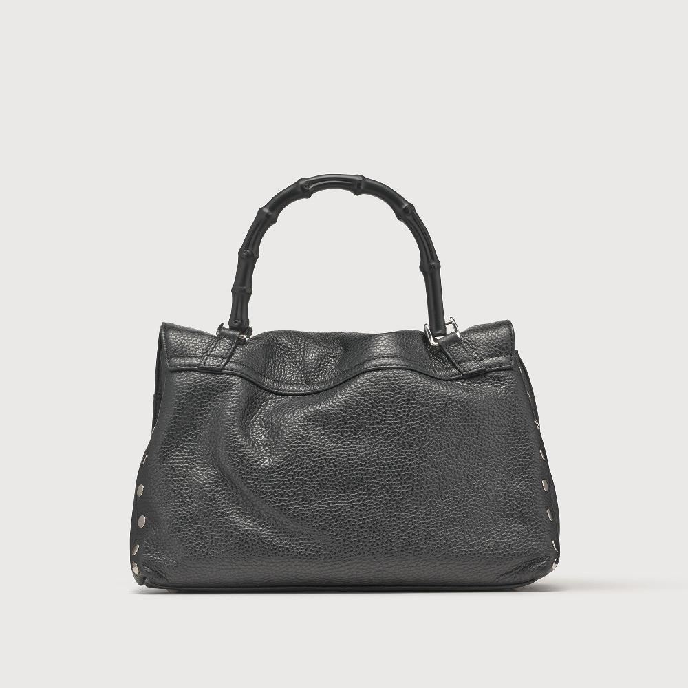 Zanellato BORSA POSTINA® SMALL IN PELLE MARTELLATA BLACK NERO | Zanellato Economico