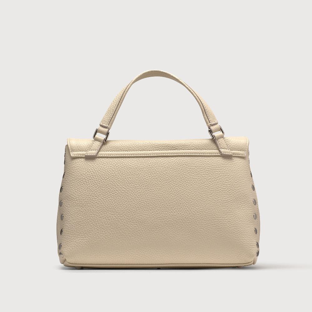 Zanellato BORSA POSTINA® SMALL IN PELLE MARTELLATA WHITE BIANCONE | Zanellato Outlet
