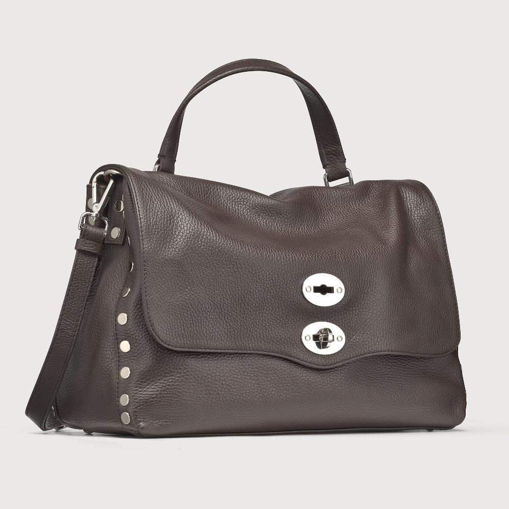 Zanellato BORSA POSTINA® MEDIUM IN PELLE MARTELLATA BROWN MOCACCINO | Zanellato In Vendita