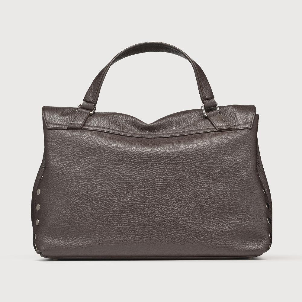Zanellato BORSA POSTINA® MEDIUM IN PELLE MARTELLATA BROWN MOCACCINO | Zanellato In Vendita