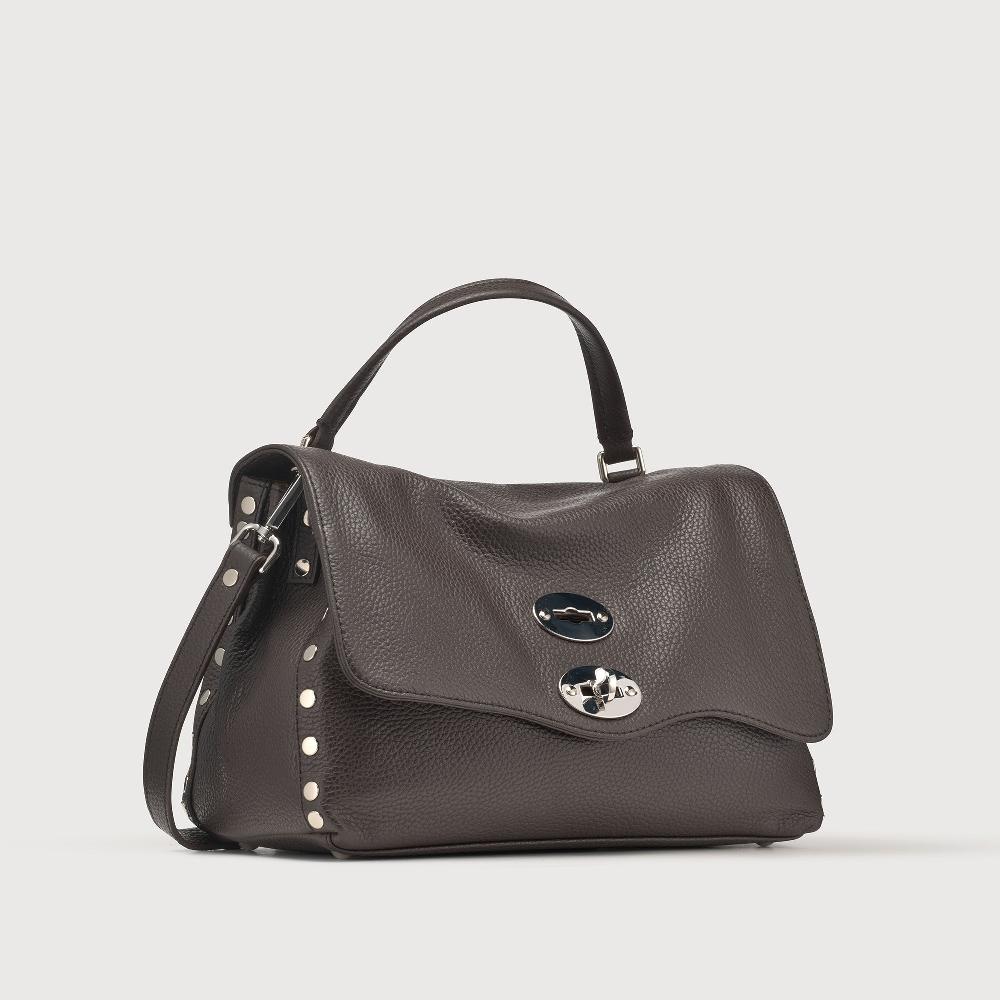 Zanellato BORSA POSTINA® SMALL IN PELLE MARTELLATA BROWN MOCACCINO | Zanellato Saldi