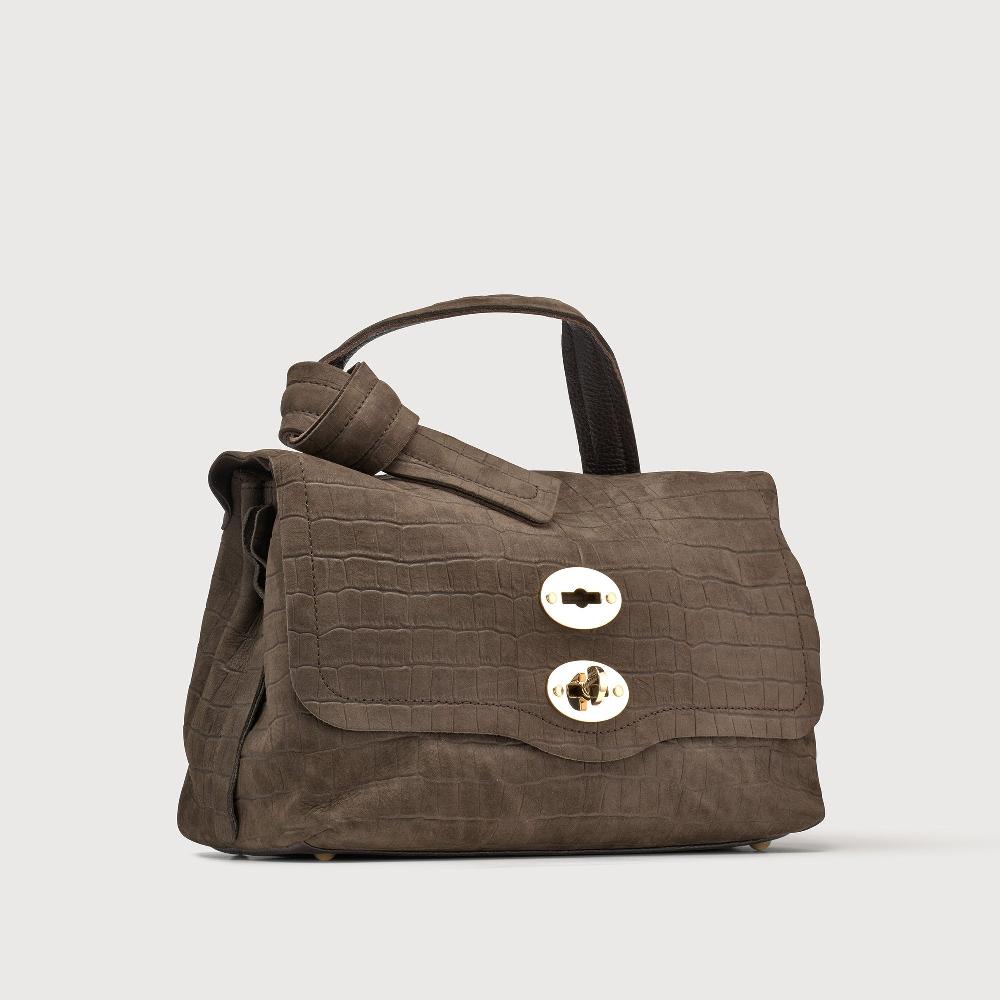 Zanellato BORSA POSTINA® SMALL IN PELLE NABUK BROWN FONDENTE | Zanellato Hotsell