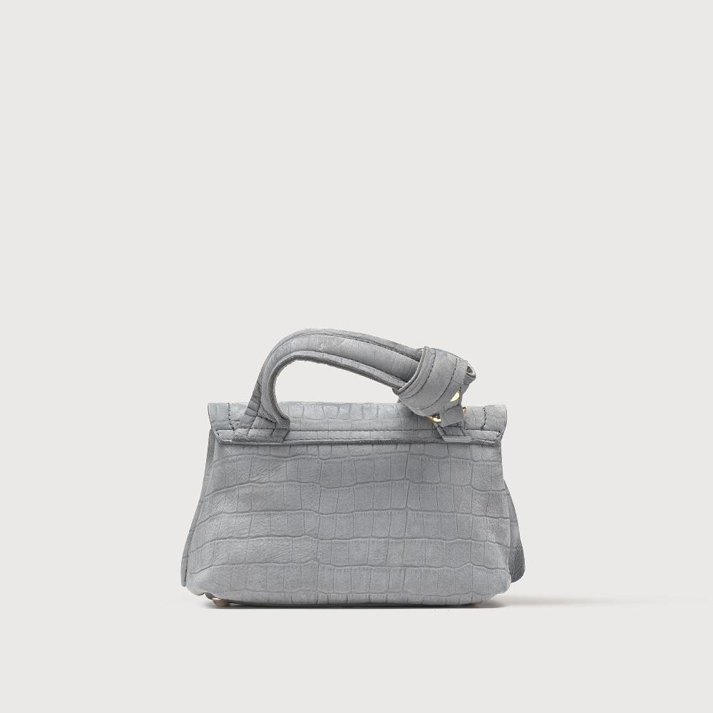 Zanellato BORSA POSTINA® BABY IN PELLE NABUK GREY PIOGGIA | Zanellato Vendita Economica