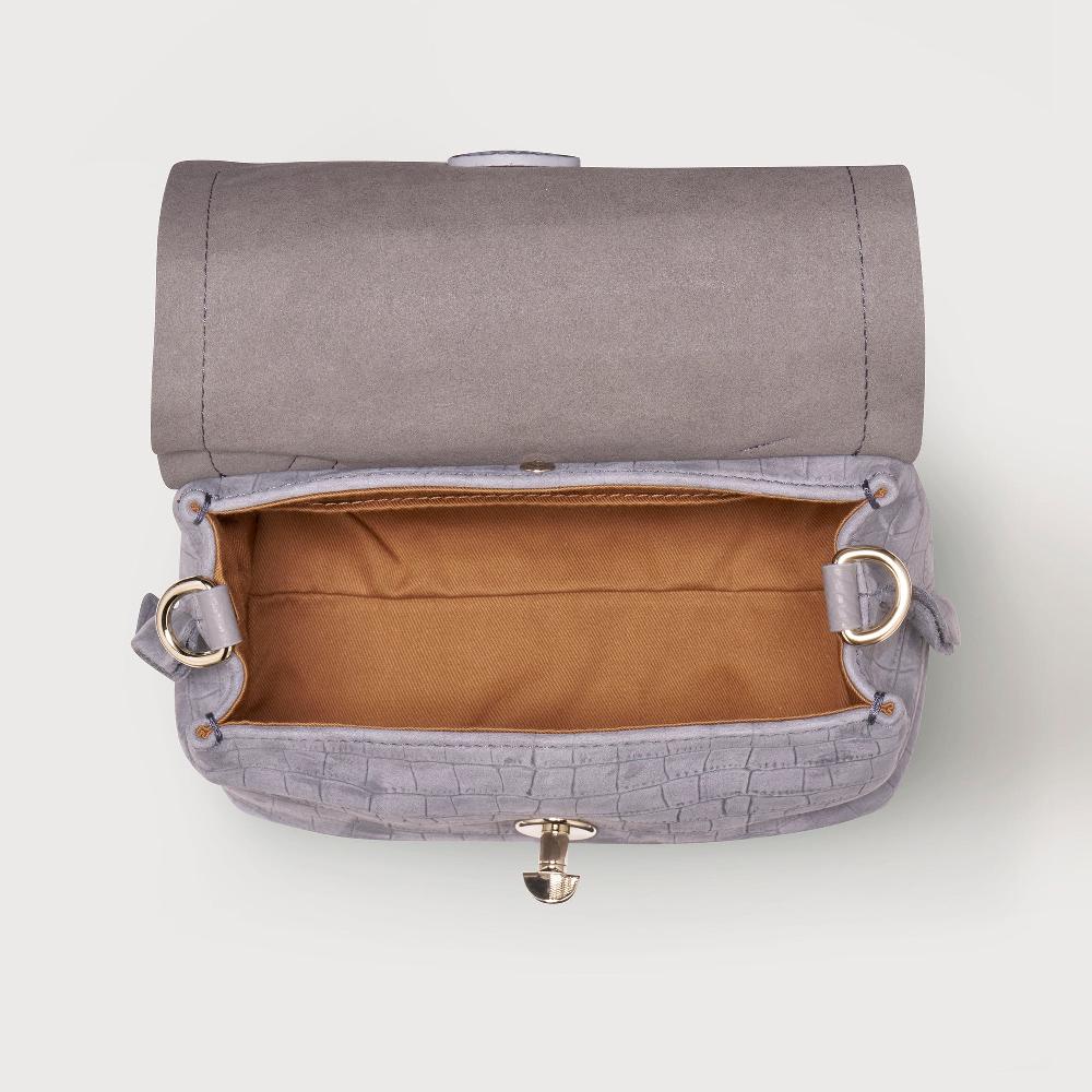 Zanellato BORSA POSTINA® BABY IN PELLE NABUK GREY PIOGGIA | Zanellato Vendita Economica