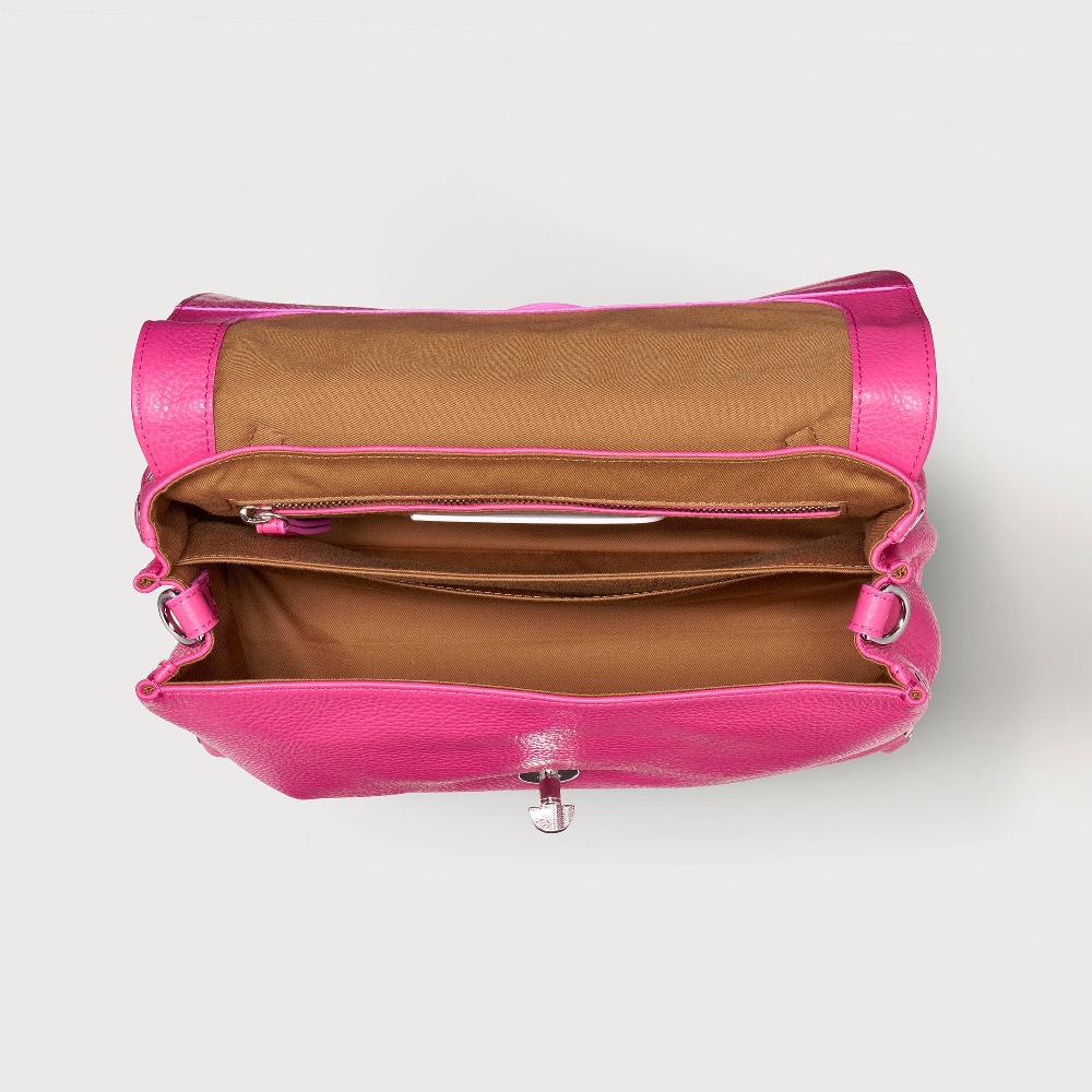 Zanellato BORSA POSTINA® SMALL IN PELLE MARTELLATA PINK ORCHIDEA | Zanellato I Più Venduti
