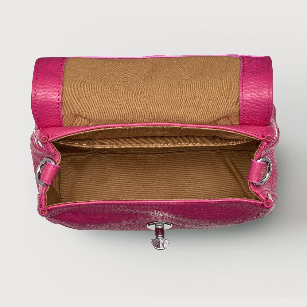 Zanellato BORSA POSTINA® SMALL IN PELLE MARTELLATA PINK ORCHIDEA | Zanellato Vendite Flash