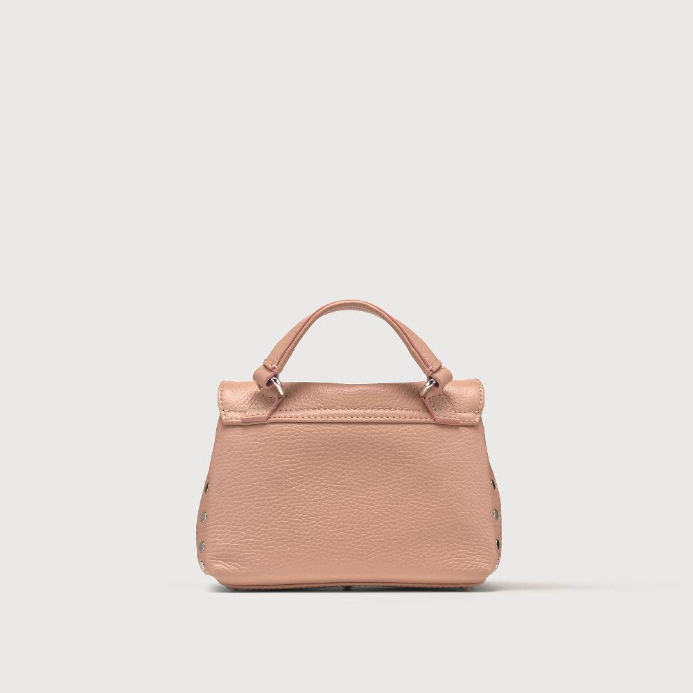 Zanellato BORSA POSTINA® BABY IN PELLE MARTELLATA PINK NUDE | Zanellato Negozio