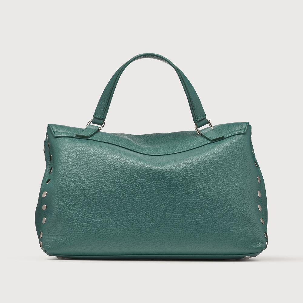 Zanellato BORSA POSTINA® MEDIUM IN PELLE MARTELLATA GREEN ACCA | Zanellato In Saldo