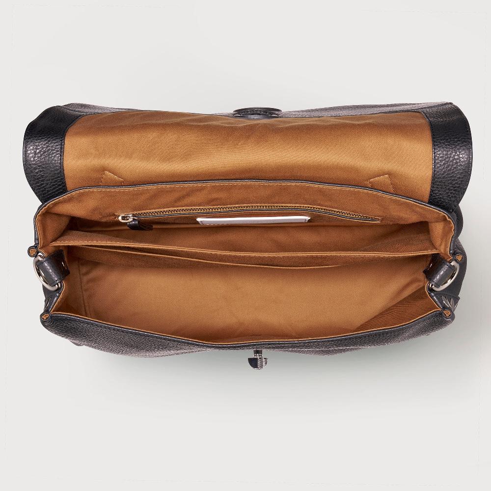 Zanellato BORSA POSTINA® MEDIUM IN PELLE MARTELLATA BLACK NERO | Zanellato 2025