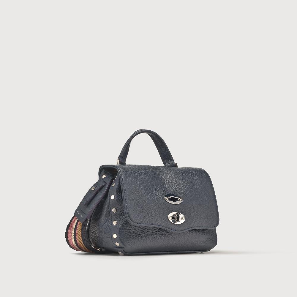 Zanellato BORSA POSTINA® BABY IN PELLE MARTELLATA DARK NAVY | Zanellato Discount Store per i nuovi prodotti