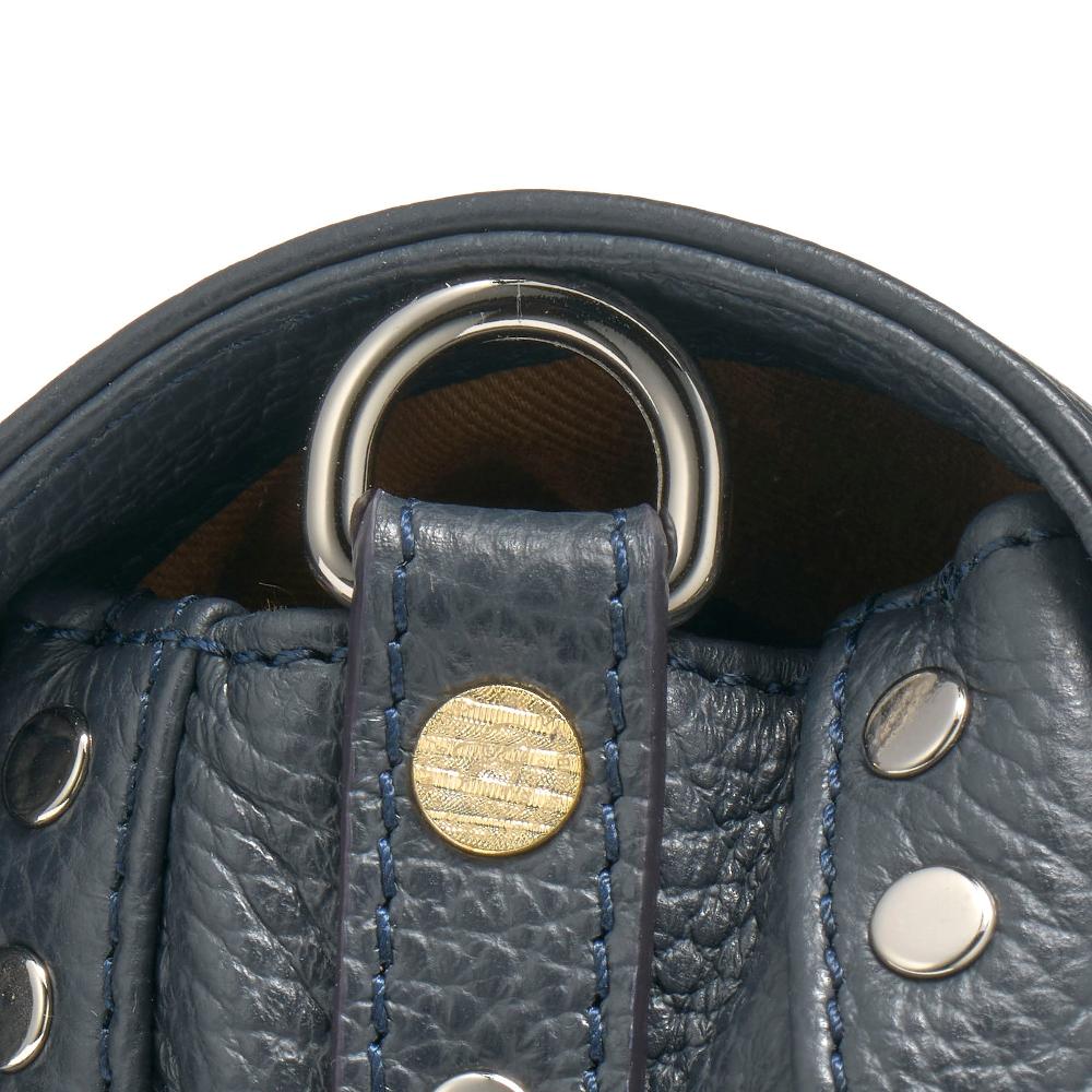 Zanellato BORSA POSTINA® BABY IN PELLE MARTELLATA DARK NAVY | Zanellato Pezzi Unici