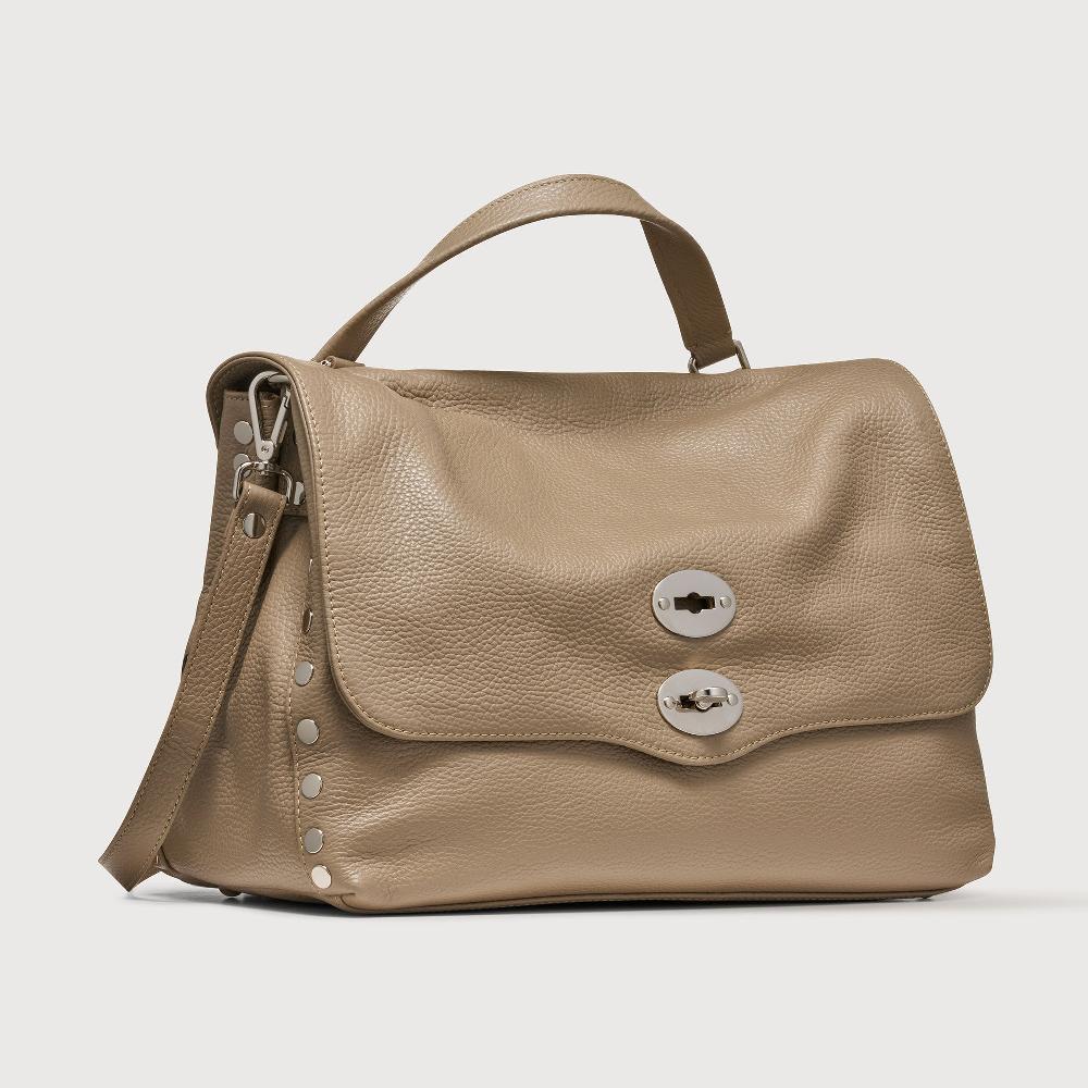 Zanellato BORSA POSTINA® MEDIUM IN PELLE MARTELLATA GREY CRETA | Zanellato Acquista Ora