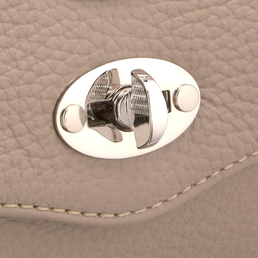 Zanellato BORSA POSTINA® BABY IN PELLE MARTELLATA GREY CRETA | Zanellato Consegna Veloce