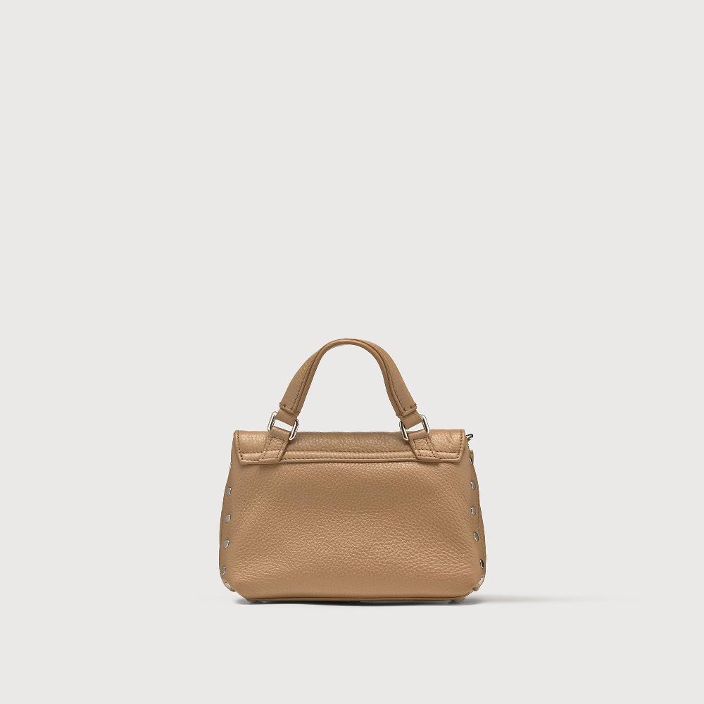 Zanellato BORSA POSTINA® BABY IN PELLE MARTELLATA BROWN CAPPUCCINO | Zanellato Affare Del Giorno