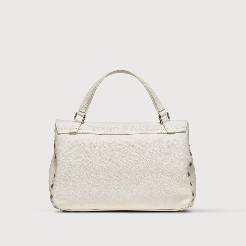Zanellato BORSA POSTINA® SMALL IN PELLE MARTELLATA BIANCO LATTE | Zanellato Sconto