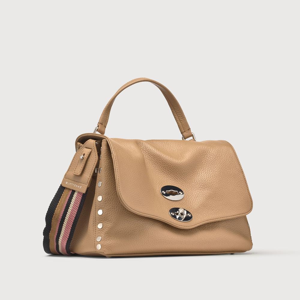 Zanellato BORSA POSTINA® SMALL IN PELLE MARTELLATA CAPPUCCINO | Zanellato Offerta
