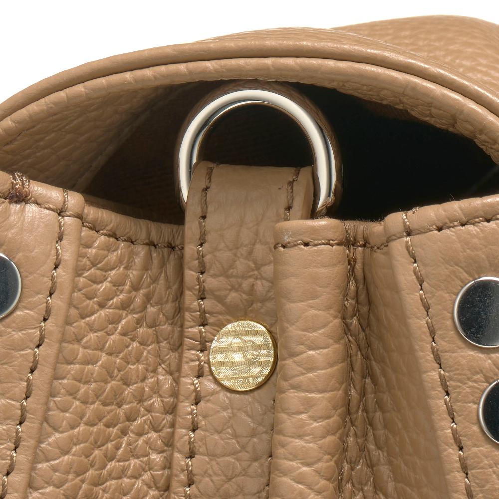 Zanellato BORSA POSTINA® SMALL IN PELLE MARTELLATA CAPPUCCINO | Zanellato Offerta