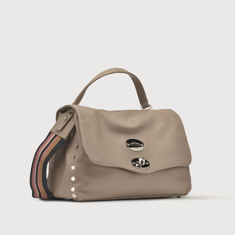 Zanellato BORSA POSTINA® SMALL IN PELLE MARTELLATA CRETA | Zanellato Economico