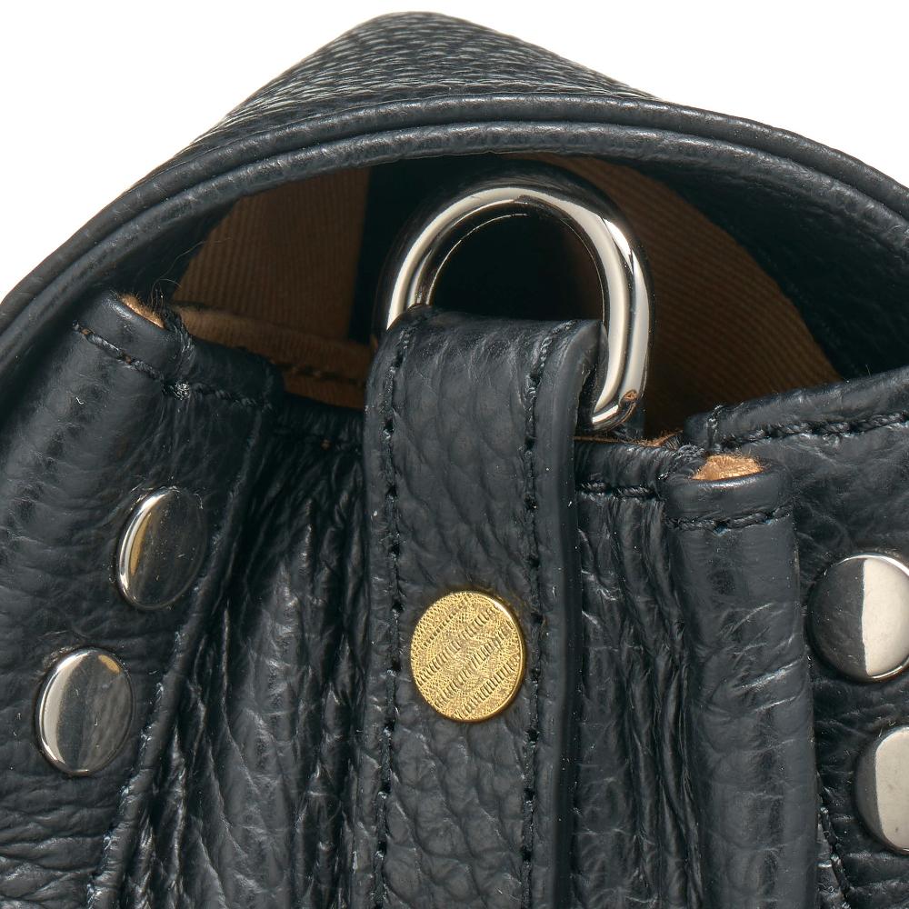 Zanellato BORSA POSTINA® SMALL IN PELLE MARTELLATA BLACK NERO | Zanellato Outlet