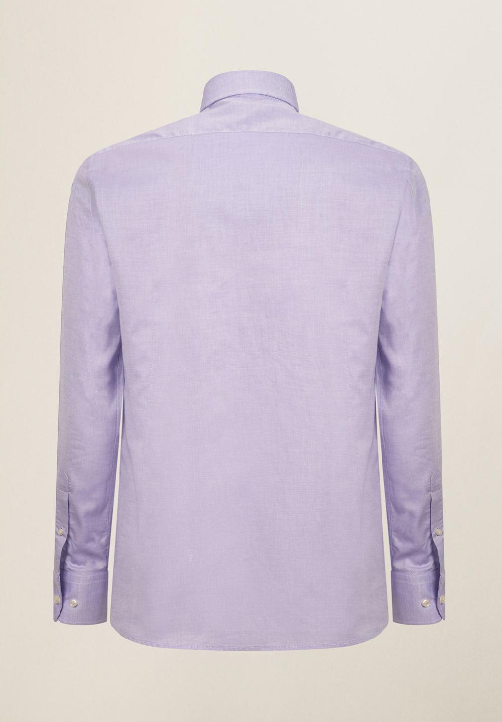 Angelico Camicia glicine oxford cotone slim fit Sottocosto